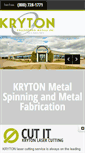 Mobile Screenshot of krytonmetals.com