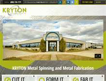 Tablet Screenshot of krytonmetals.com